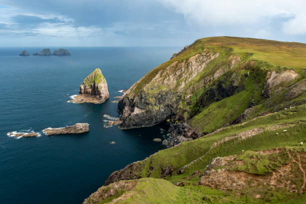 istock Coastal scene near Benwee Head, Mayo, Ireland 1477581059