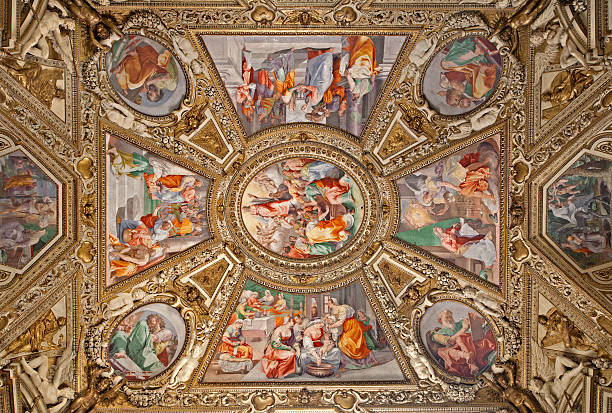 istock Rome - fresco from Santa Maria Maggiore 147758342