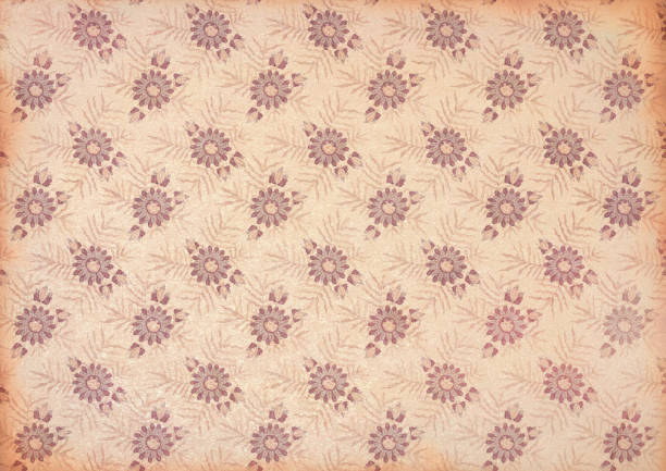 istock Retro background with floral ornaments. Raster illustration for package design, postcard, wrapper or scrapbooking. Printing on paper or fabric. 1477584381