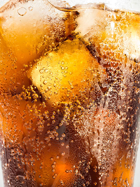 Cola and Ice stock photo