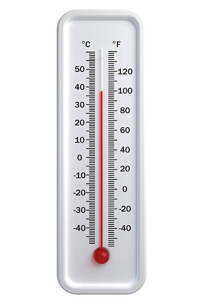 termómetro, con opciones frías y calientes - thermometer fotografías e imágenes de stock