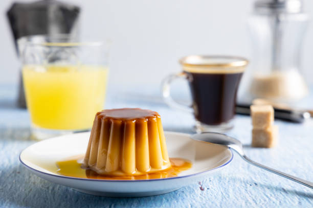 istock Homemade caramel flan. 1477589297