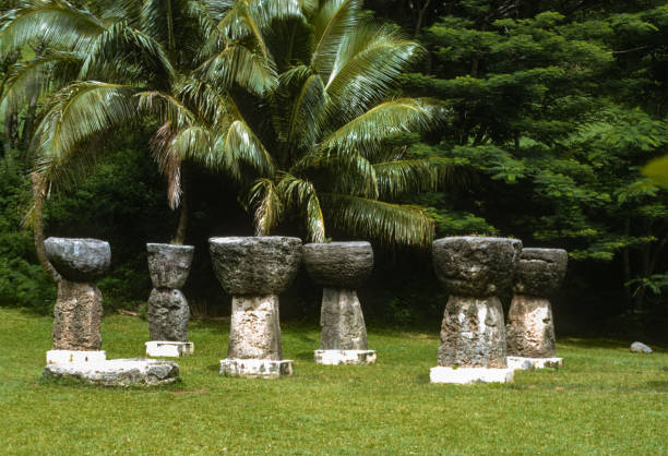 Guam - Latte Stones - Agana - 1972
