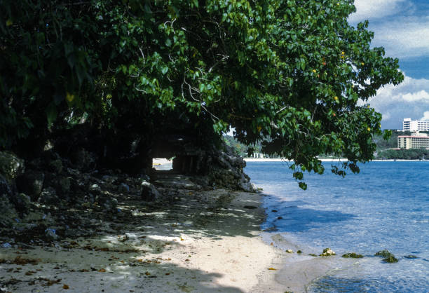 Guam - Tumon Bay WWII Pillbox - 1972