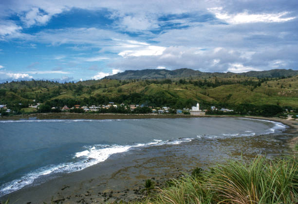 Guam - Umatac -View Across Bay Wide Angle - 1972