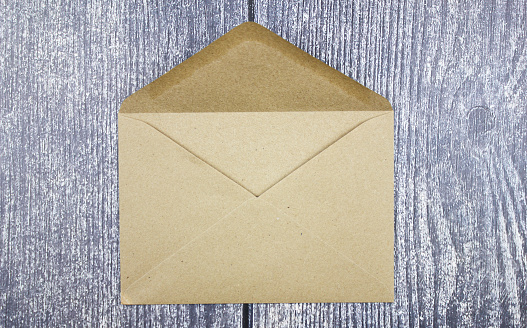 envelope isolated on white 