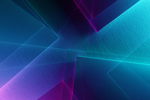 Abstract background with neon light