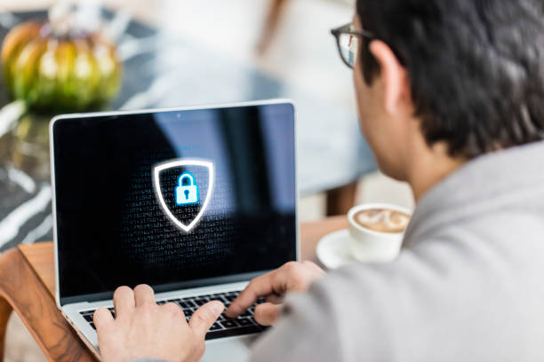 Cybersecurity concept stock photo