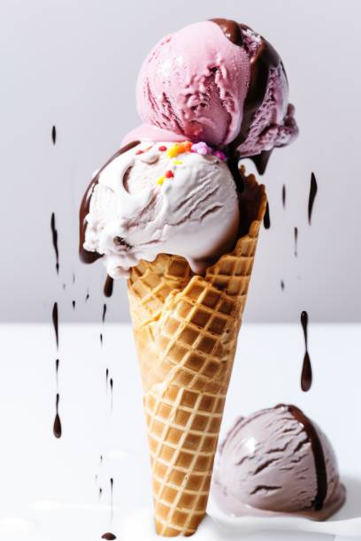 istock Delicious Ice Cream in a Cone 1477635563