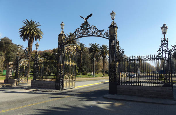Gate of parque de la gloria in Mendoza