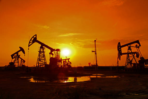 istock Oil pump, oil industry equipment 1477656829