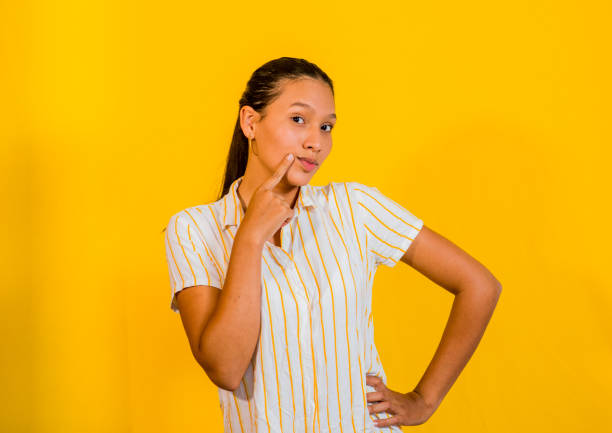 istock latin woman in photo studio 1477657567