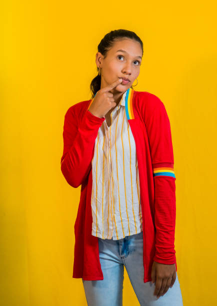 istock latin woman in photo studio 1477658688