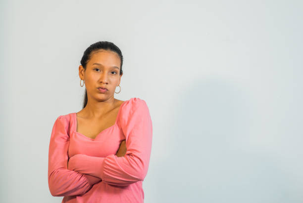 istock latin woman in photo studio 1477658739