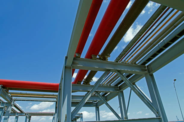 istock Pipeline of oil fields 1477658909