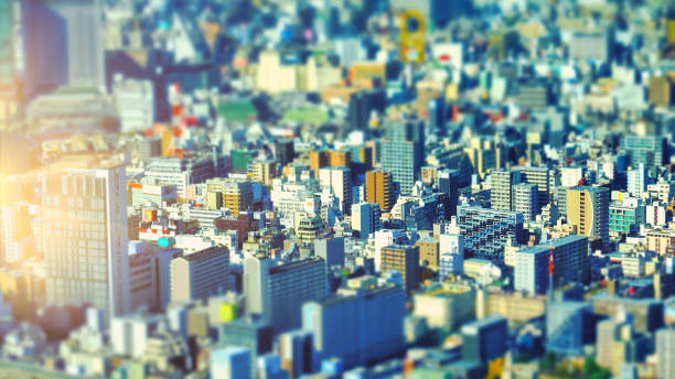 istock Miniature landscape and Japanese cityscape 1477669306