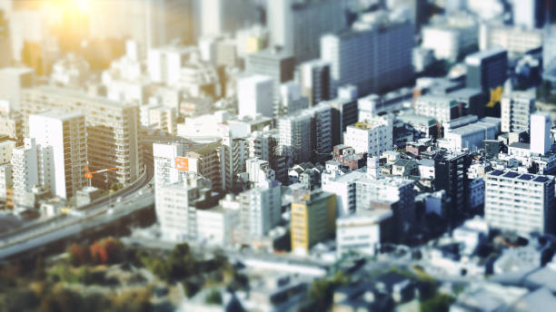 istock Miniature landscape and Japanese cityscape 1477669351