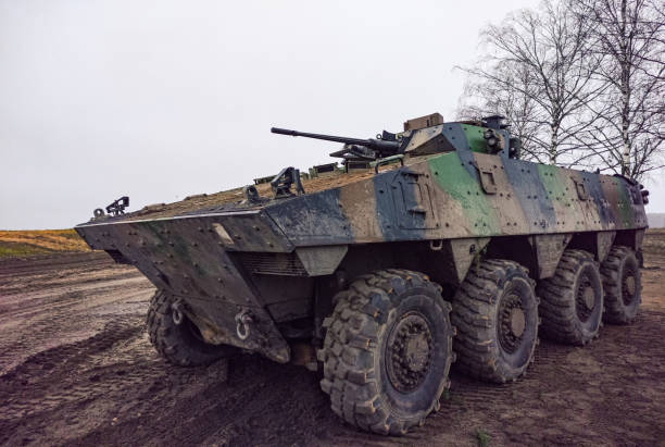 véhicule de combat d’infanterie (vfi) - vehicule blinde photos et images de collection