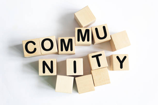 istock The word Community is written on a wooden block. Community text on white background 1477690318