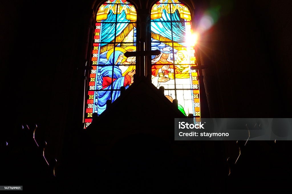 Luz da Fé - Foto de stock de Catedral royalty-free