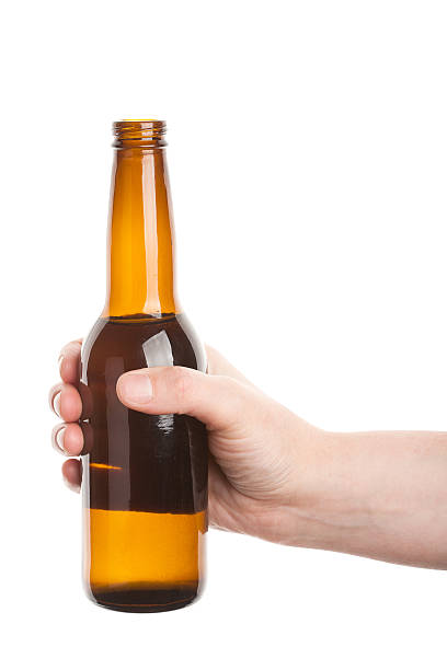 istock Beer bottle in the hand 147772618