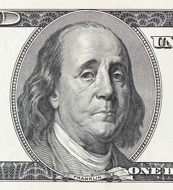 Crying president Franklin Concept of financial crisis - crying president Franklin on the hundred dollar bill money cry stock pictures, royalty-free photos & images