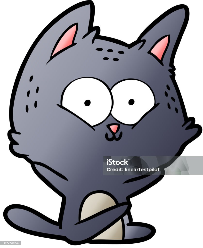 Caton Image Cartoon Cat Stock Illustration - Download Image Now - Animal, Art, Art ...