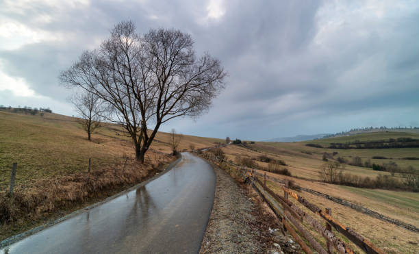 istock Landscape in the mountains on a cloudy day. 1477740384
