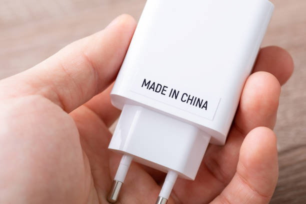 istock Concept of producing electronics in China 1477757912