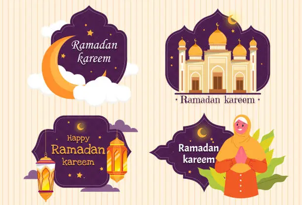 Vector illustration of Eid or Ramadan Kareem or eid mubarak background. Eid-Ul-Adha festival celebration