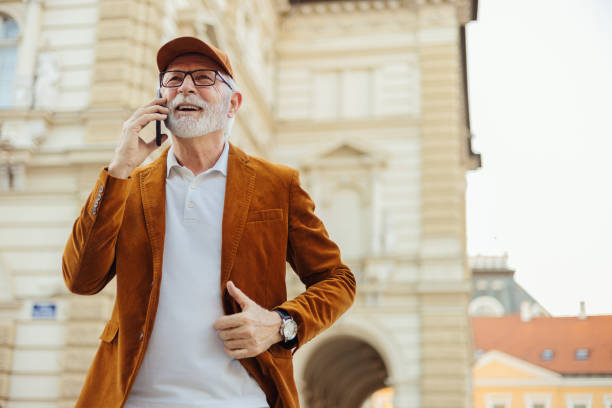istock Urban Senior Man having Phone Call 1477780061