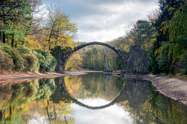 istock Old, beautiful, fabulous Rakotz bridge (German: Rakotzbrücke) 1477783766
