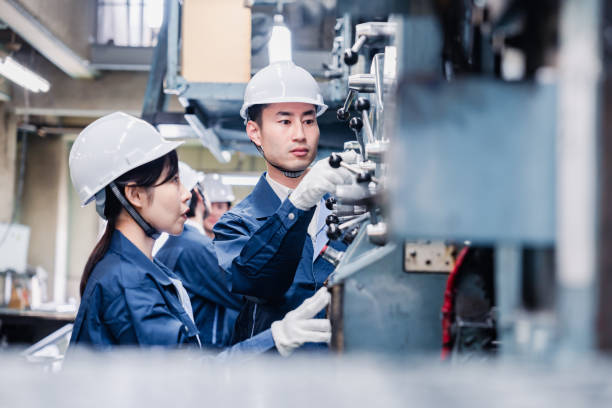 istock Staff working at a power plant 1477784850