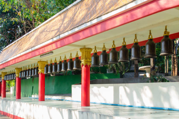 istock Galleries of Buddhist bells for voicing prayers. Buddha Purnima 1477796446