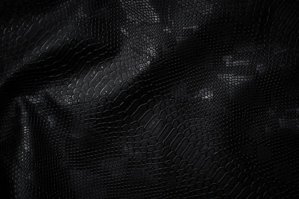 Vegan faux Snakeskin leather texture
