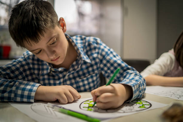 istock Kids Enjoying Art and Craft on Easter 1477807267