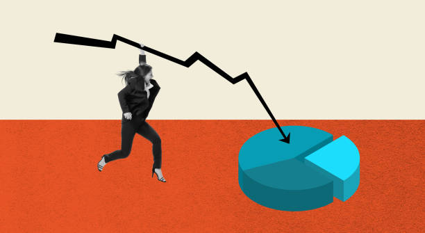 istock Ambitious female employee, office worker developing strategy for professional growth. Challenges. Round graph. Contemporary art collage. 1477813768