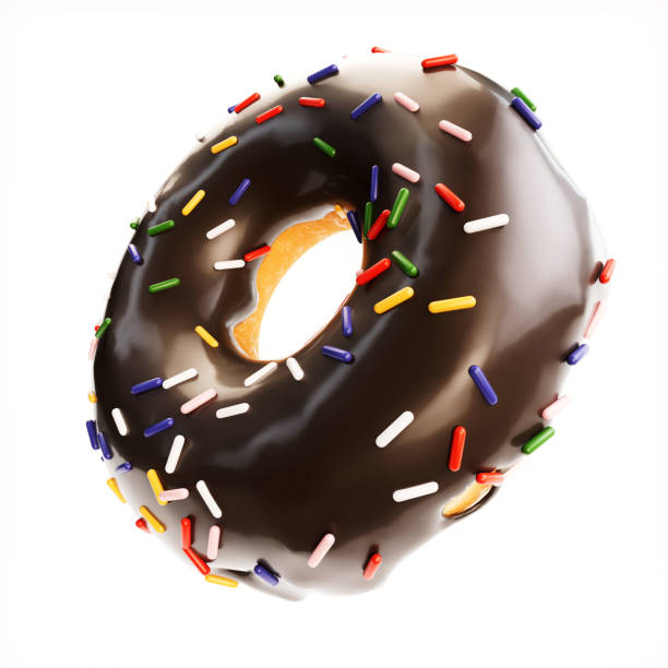 istock Chocolate donut or donut with sprinkles 1477822571