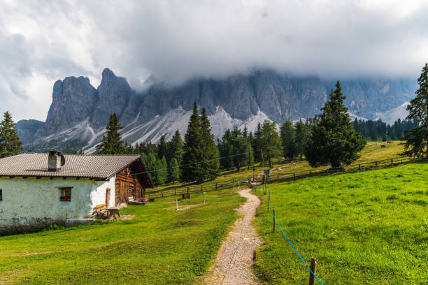 istock Clouds on the peaks of the Odle 1477824002