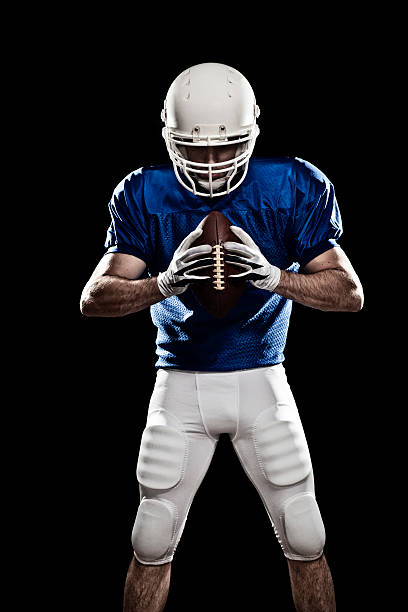 istock Football Player with a ball 03 147782940