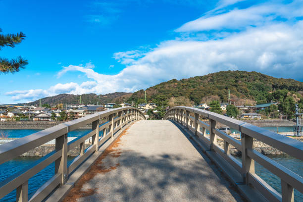 A bridge over Uji river in Kyoto, Japan