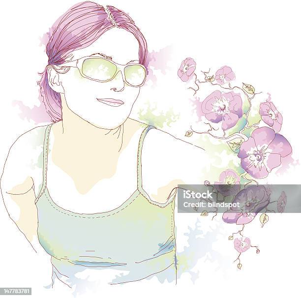 Spring Colours Stock Illustration - Download Image Now - Watercolor Painting, Women, Summer