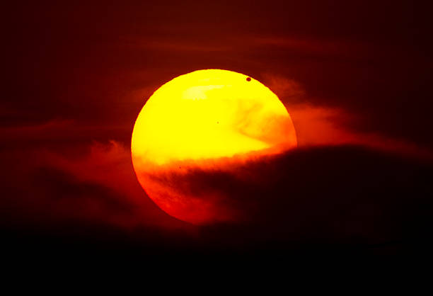 Transit of Venus Transit of Venus, June 6, 2012, from Barcelona, Spain. 2012 stock pictures, royalty-free photos & images