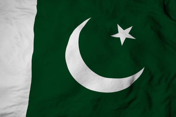 istock Waving flag of Pakistan in 3D rendering 1477846794
