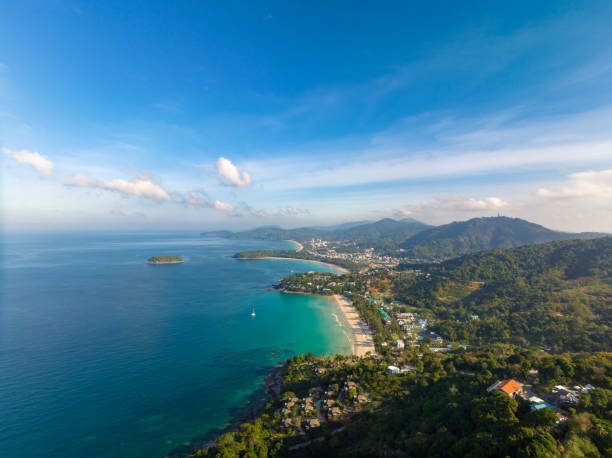istock Aerial view from Kata & Karon beach viewpoint, Phuket, Thailand 1477856331