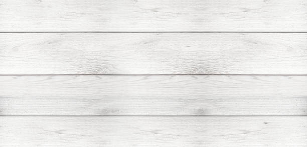 white shiplap wood grain farmhouse style background, whitewashed shabby chic wooden wall panels texture - knotted wood plank wall abstract texture fotografías e imágenes de stock