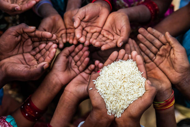 istock Hunger in Africa - hands asking for food 1477857239