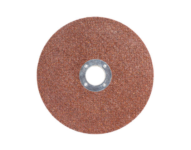 istock Metal cutting disc use with the angle grinder isolated on white 1477857875