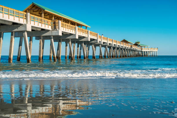Folly Beach Pier South Carolina USA