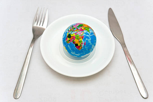 istock Consumerism consept - the Earth on a plate 147787254